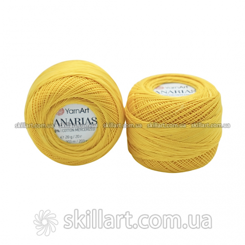 Пряжа Canarias 20гр (желтый) 6347
